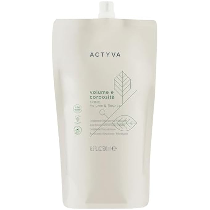 Kemon ACTYVA HAIR CONDITIONER FOR FINE HAIR WITH VOLUME EFFECT WITH LINSEED NO SILICONE 500 ML - Image 1